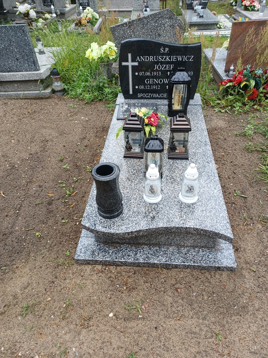 Józef ANDRUSZKIEWICZ 1913 Gubin - Grobonet - Wyszukiwarka osób pochowanych