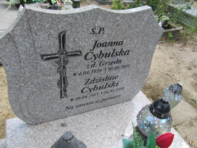 Joanna CYBULSKA 1924 Gubin - Grobonet - Wyszukiwarka osób pochowanych