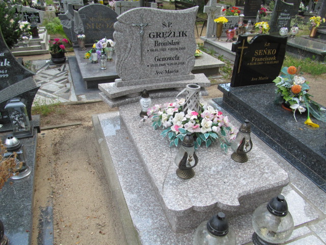 Grób BRONISŁAW GRĘŹLIK