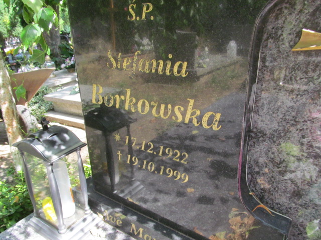 Stefania BORKOWSKA 1922 Gubin - Grobonet - Wyszukiwarka osób pochowanych