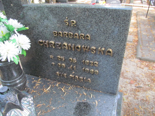 Barbara CHRZANOWSKA 1932 Gubin - Grobonet - Wyszukiwarka osób pochowanych