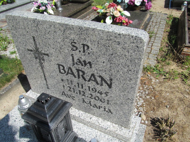 Jan BARAN 1945 Gubin - Grobonet - Wyszukiwarka osób pochowanych