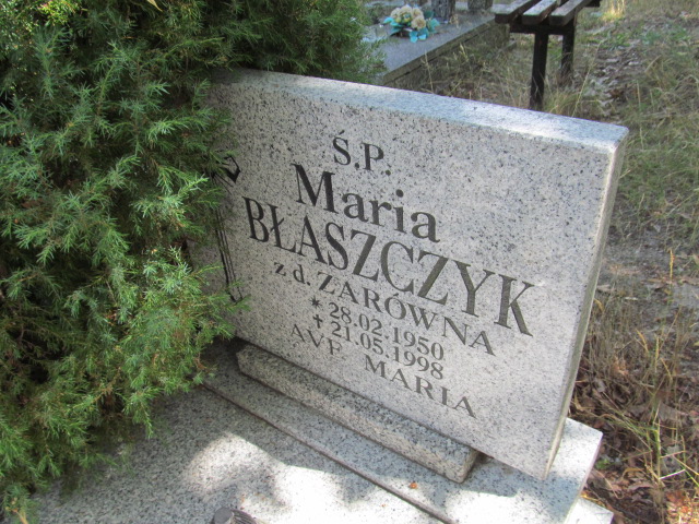 Maria BŁASZCZYK 1950 Gubin - Grobonet - Wyszukiwarka osób pochowanych