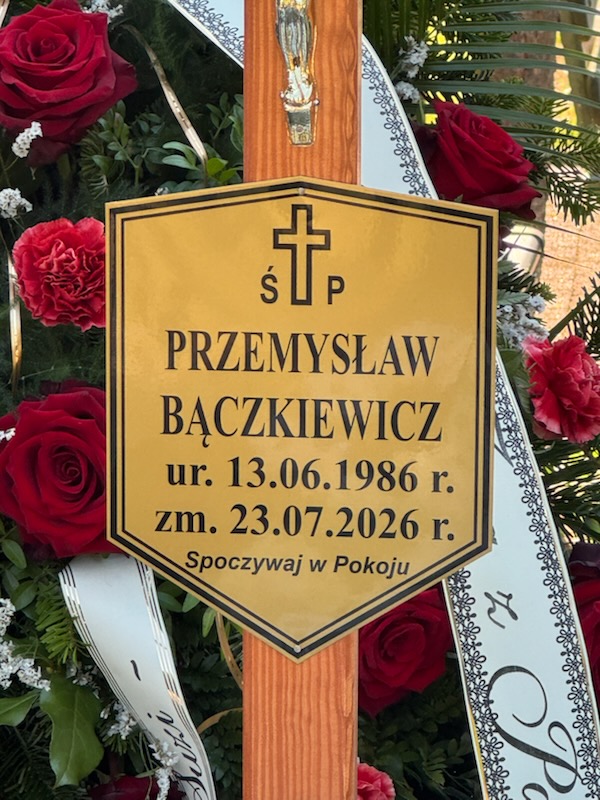 Grób PRZEMYSŁAW BĄCZKIEWICZ