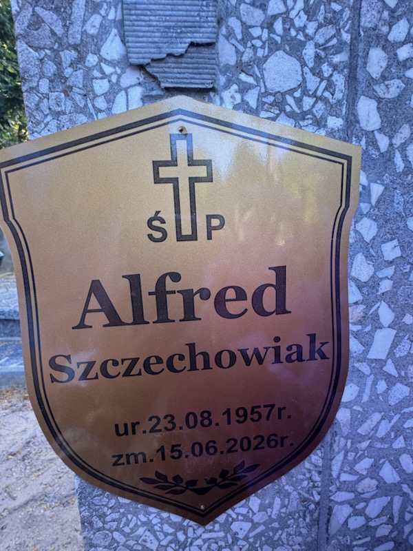 Grób ALFRED SZCZECHOWIAK