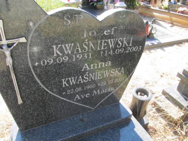 Anna KWAŚNIEWSKA 1960 Gubin - Grobonet - Wyszukiwarka osób pochowanych