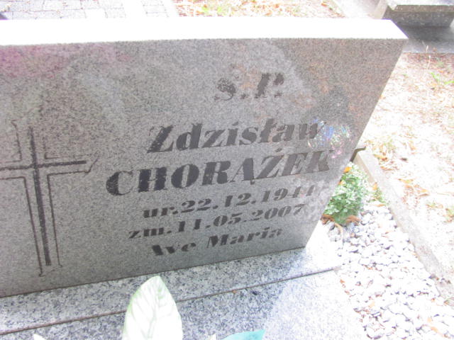 Zdzisław Chorążek 1941 Gubin - Grobonet - Wyszukiwarka osób pochowanych