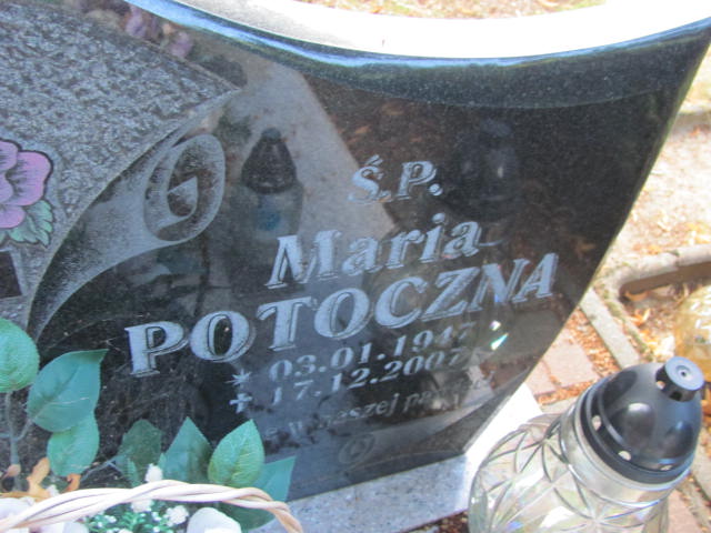 Maria Potoczna 1947 Gubin - Grobonet - Wyszukiwarka osób pochowanych
