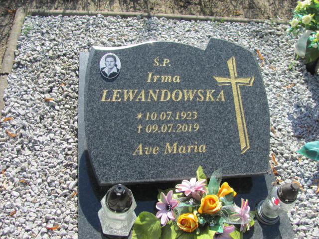 Irma Lewandowska 1923 Gubin - Grobonet - Wyszukiwarka osób pochowanych