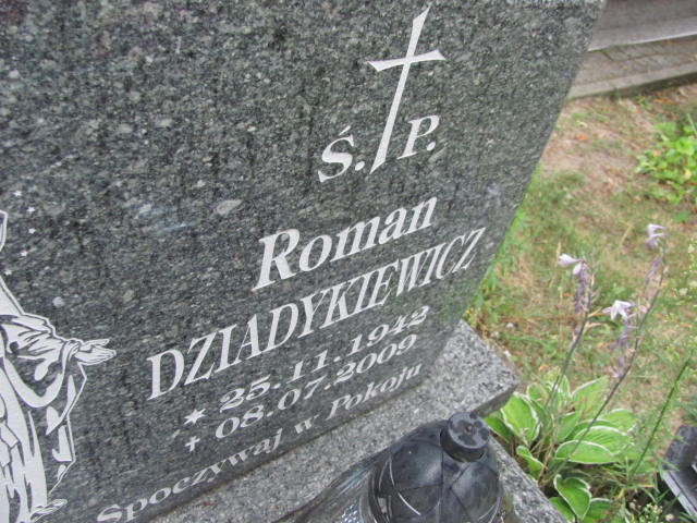 Roman DZIADYKIEWICZ 1942 Gubin - Grobonet - Wyszukiwarka osób pochowanych