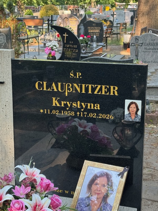 Krystyna CLAUSSNITZER 1958 Gubin - Grobonet - Wyszukiwarka osób pochowanych