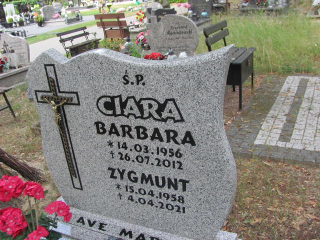 Zygmunt CIARA 1958 Gubin - Grobonet - Wyszukiwarka osób pochowanych