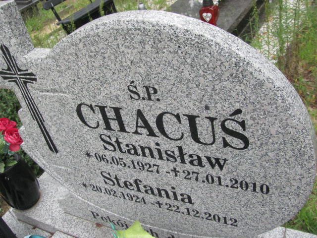 Stefania Chacuś 1924 Gubin - Grobonet - Wyszukiwarka osób pochowanych