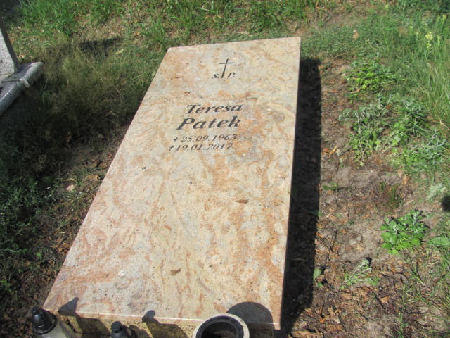 Grób TERESA PATEK