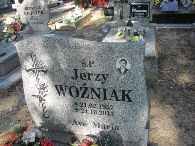 Jerzy WOŹNIAK 1957 Gubin - Grobonet - Wyszukiwarka osób pochowanych